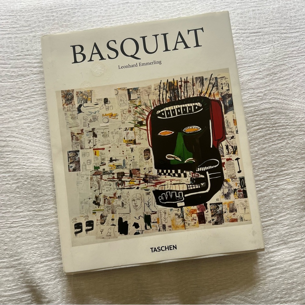 Taschen Basquiat Art Book with Black and Red Cover